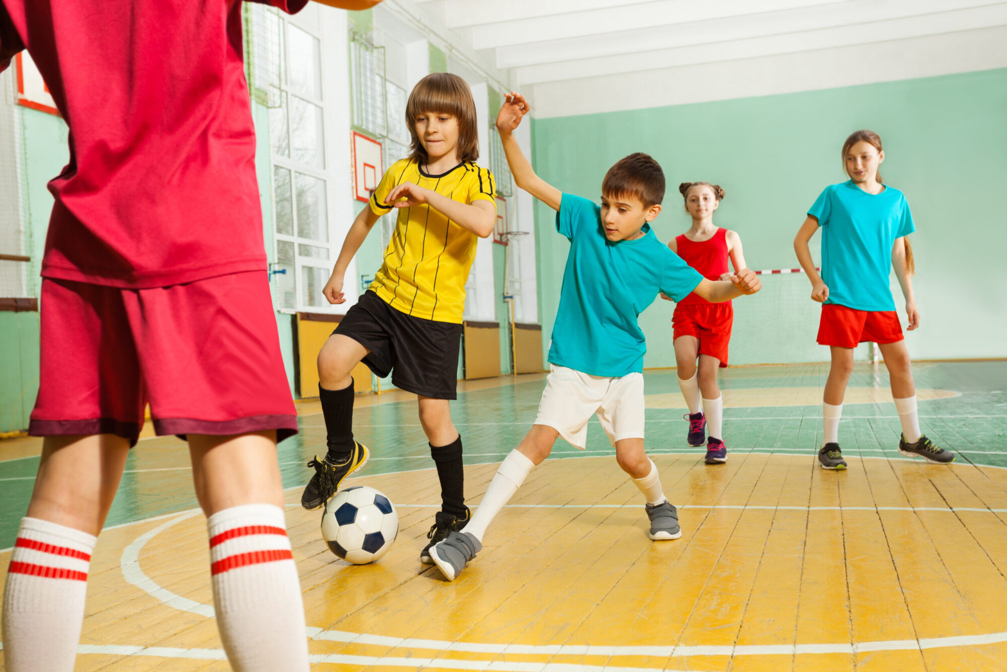 Kids playing sports