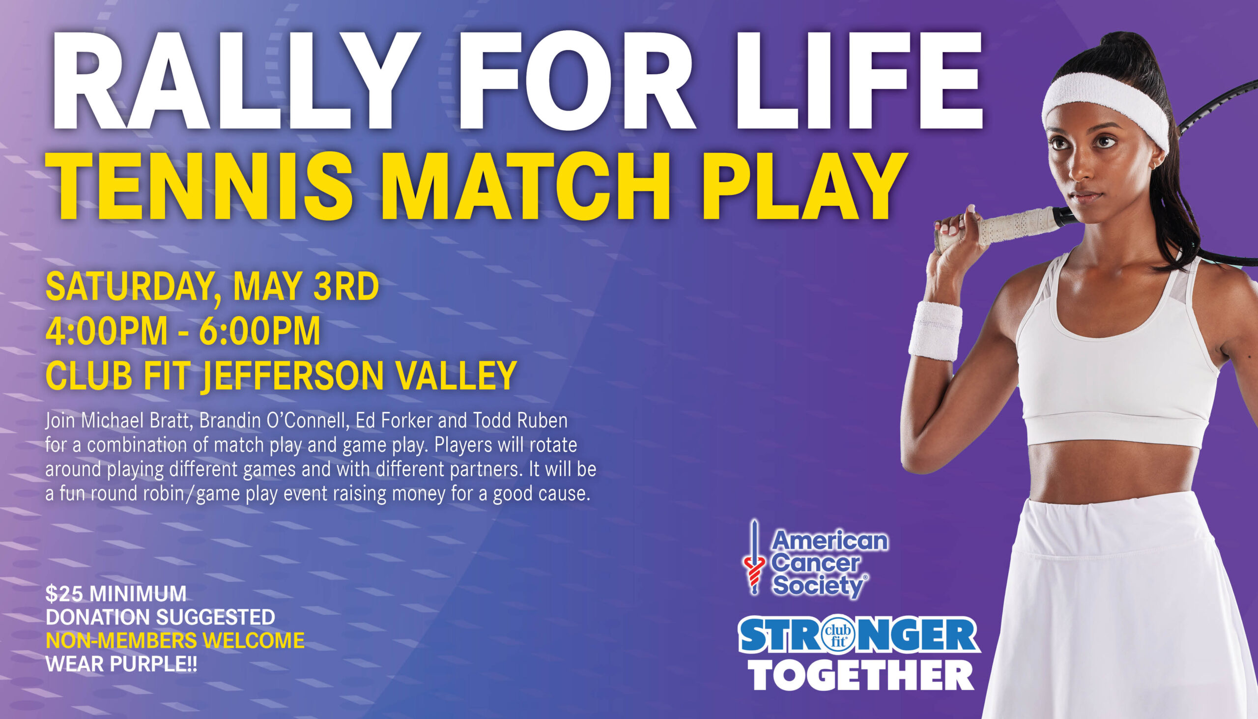 Rally For Life: Tennis Match Play