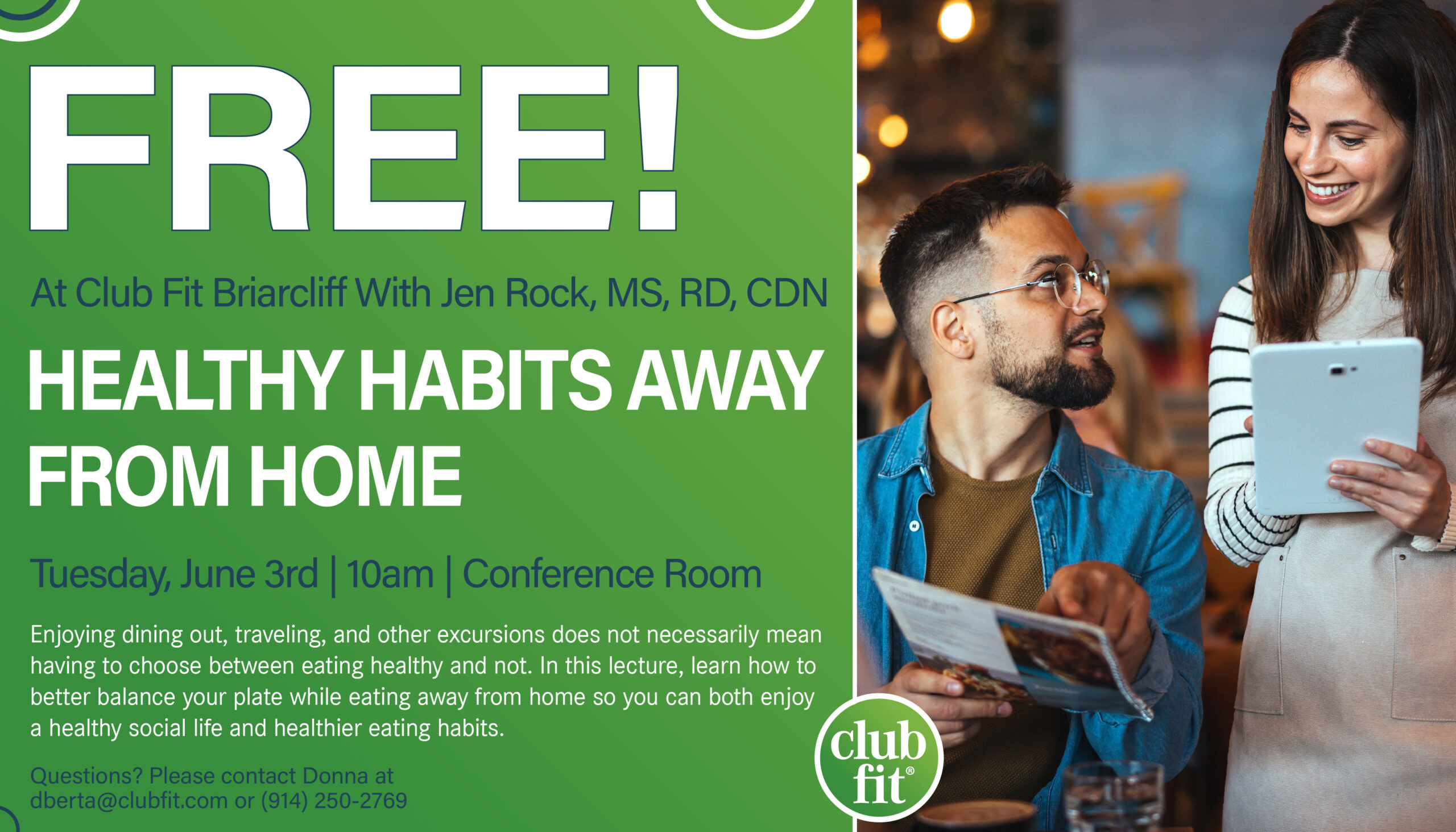 Healthy Habits Away From Home Nutrition Lecture