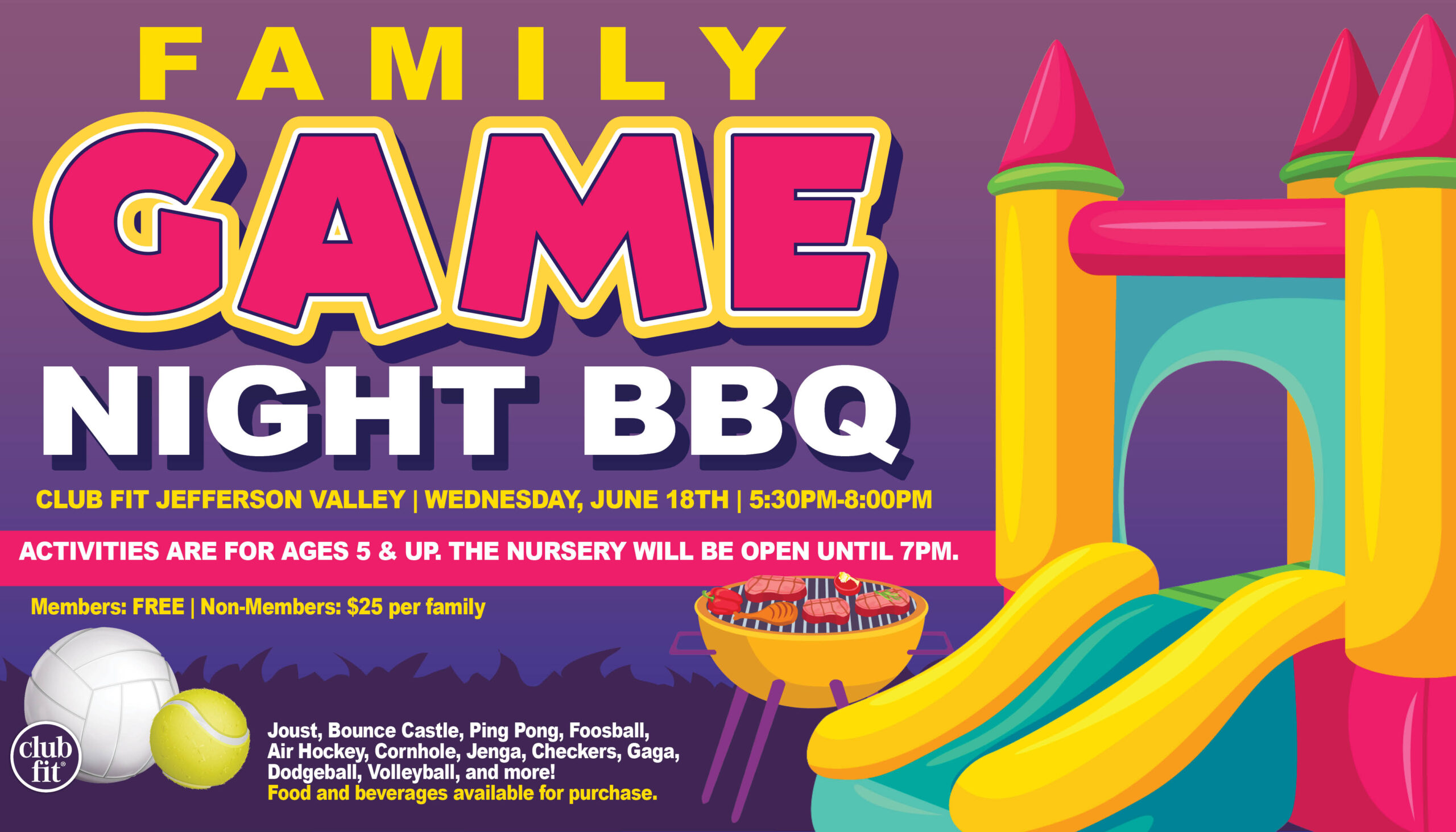 Family Game Night BBQ