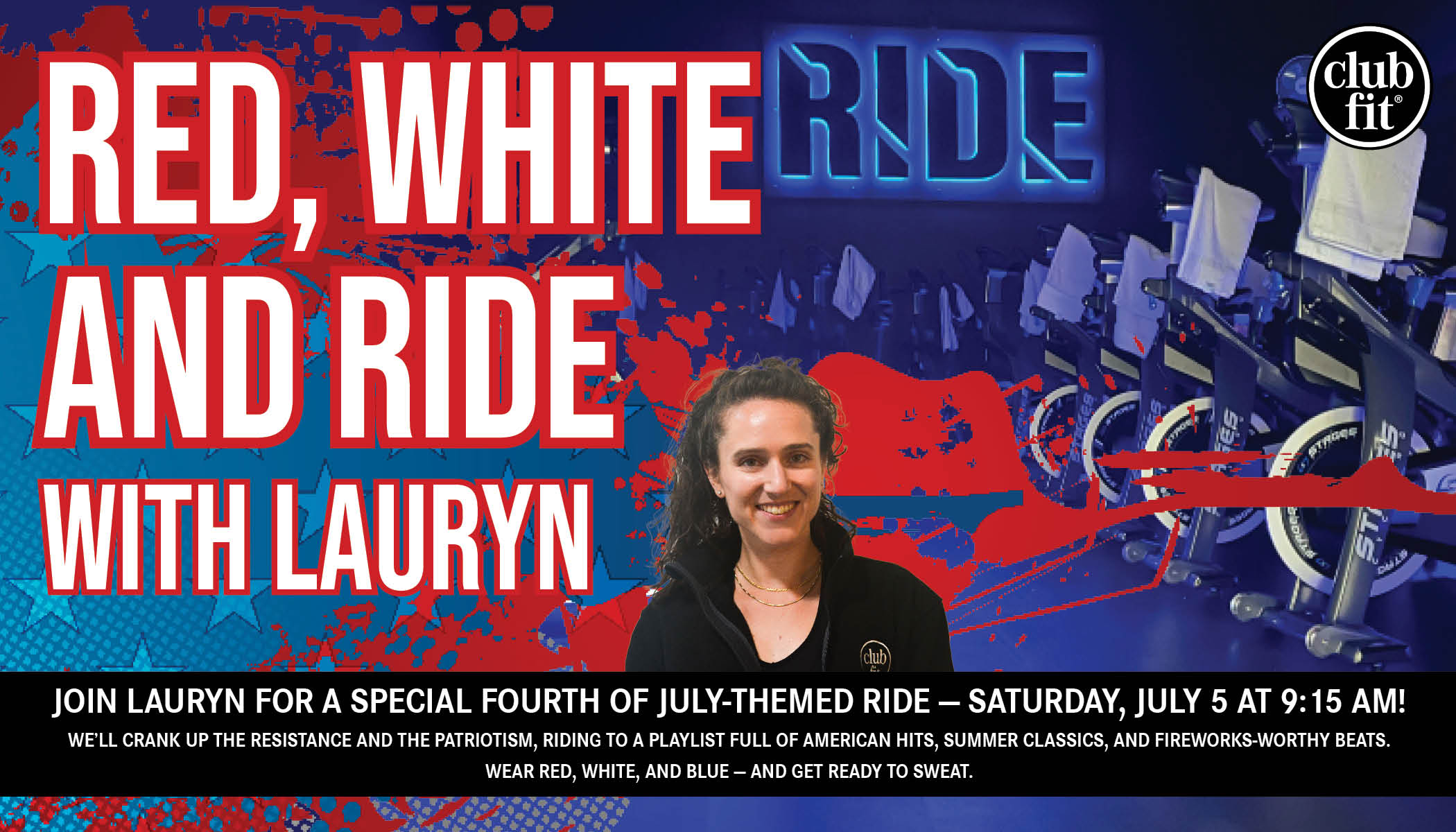 Red, White and RIDE with Lauryn