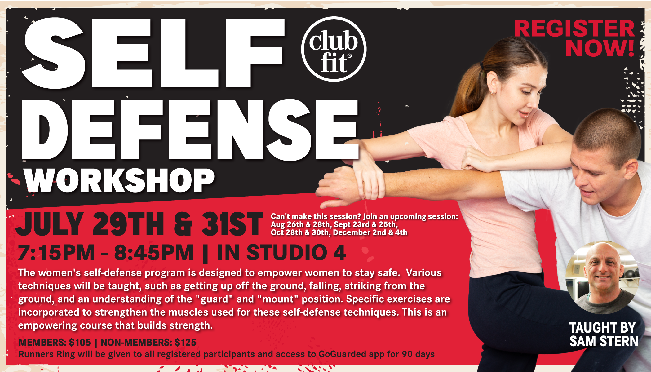 Self Defense Workshops with Sam Stern