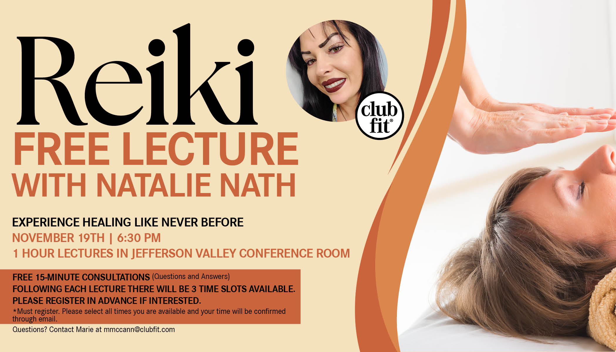 Reiki Free Lecture with Natalie Nath