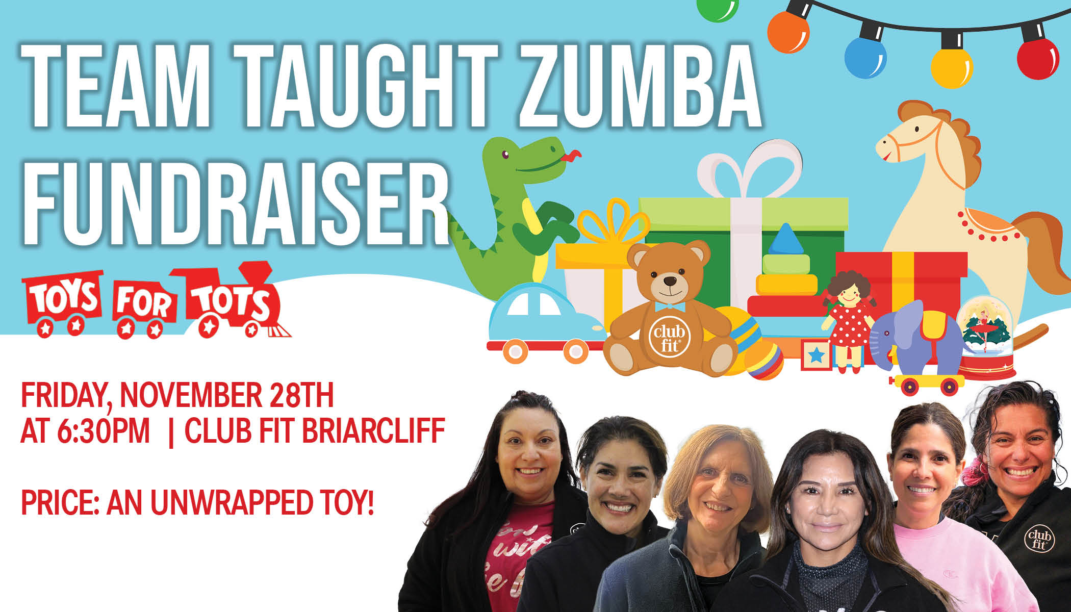 Toys for Tots Team Taught Zumba Fundraiser