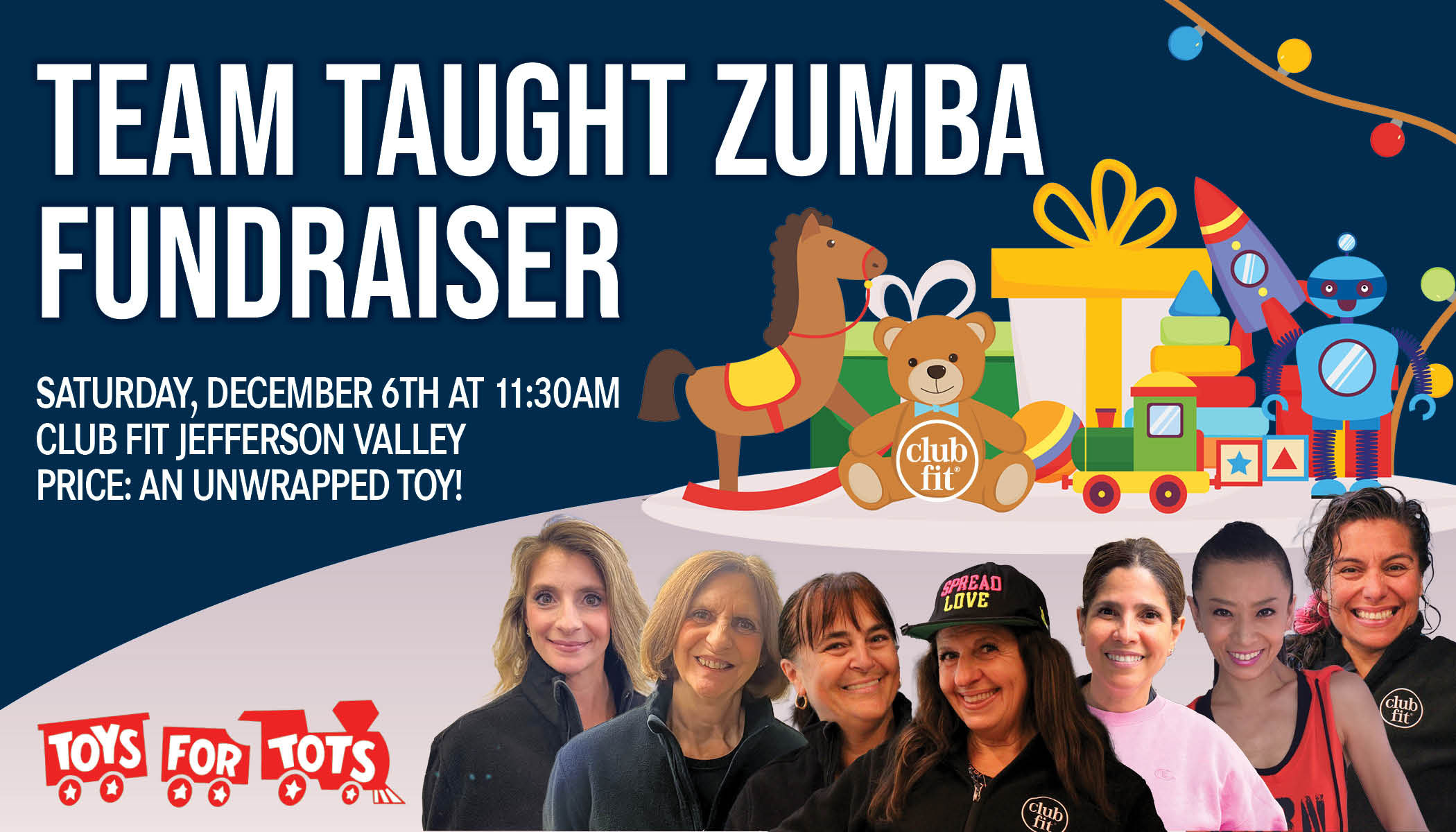 Toys for Tots Team Taught Zumba Fundraiser
