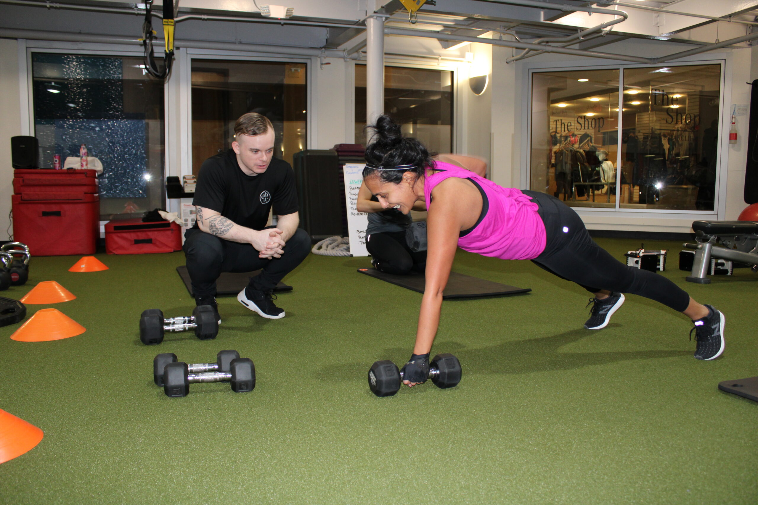 Club Fit turf training area