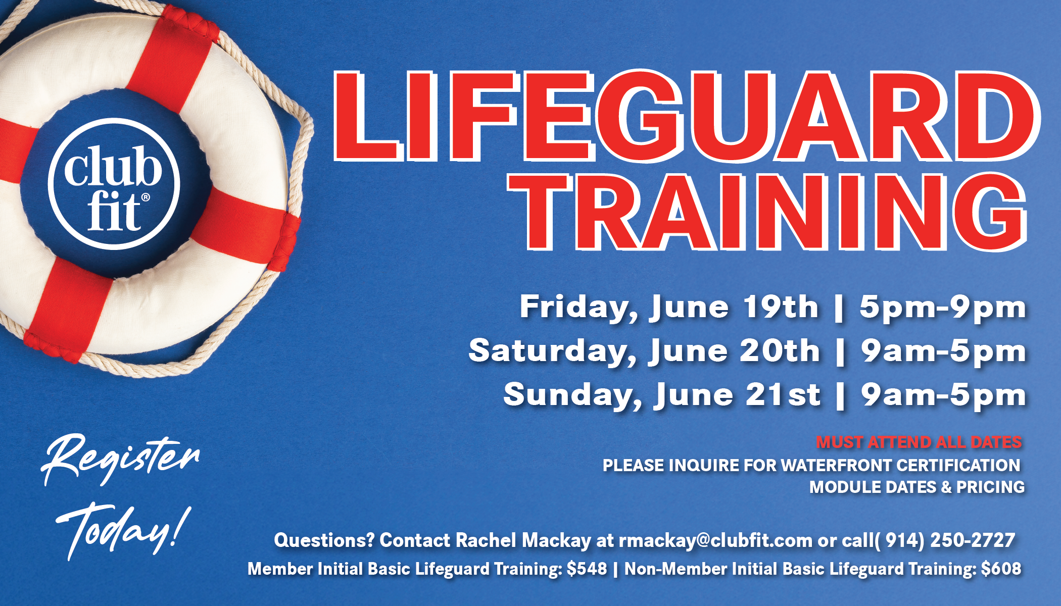 Lifeguard Training ❗SESSION FULL❗