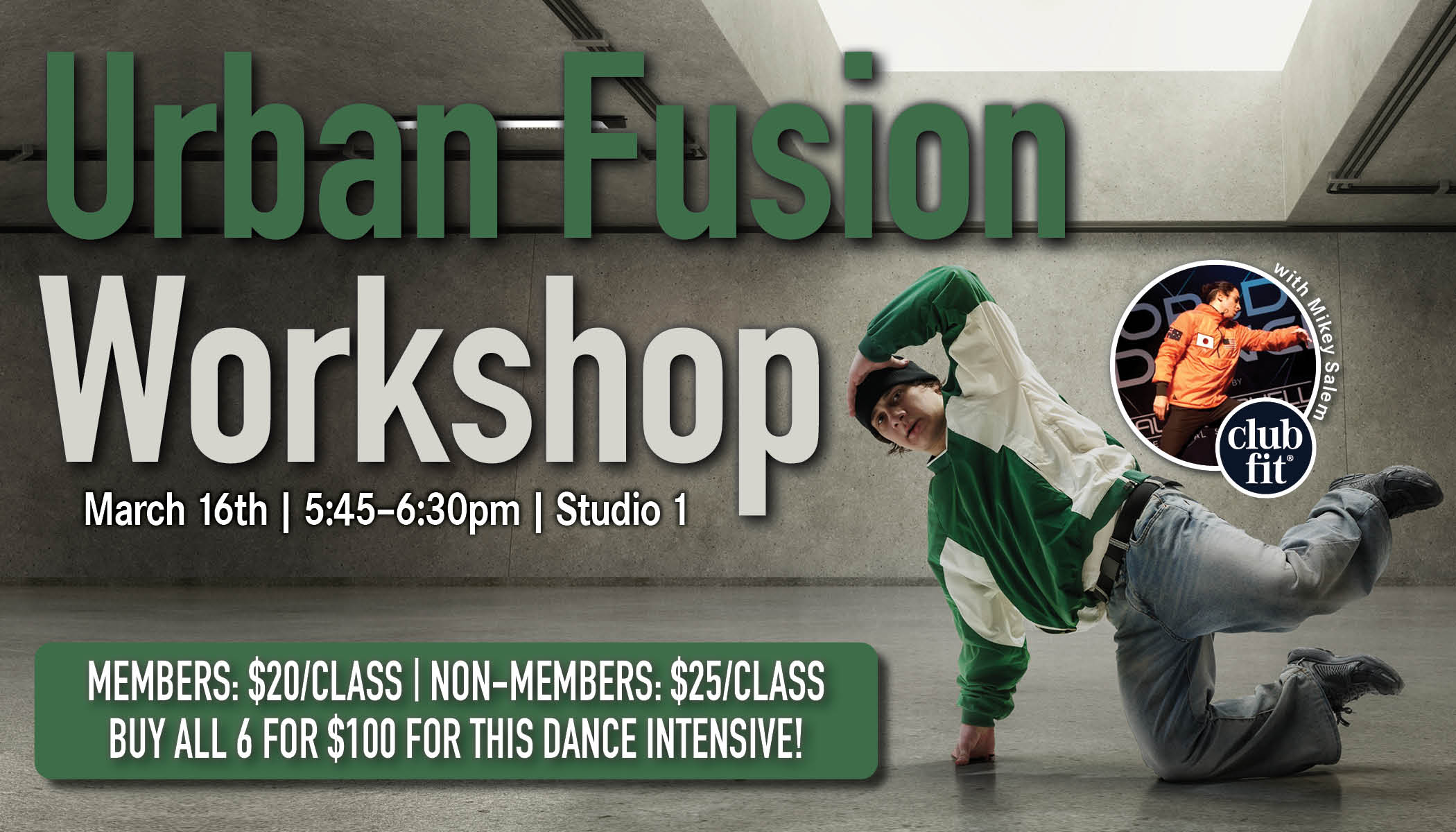 Urban Fusion Workshop with Mikey Salem