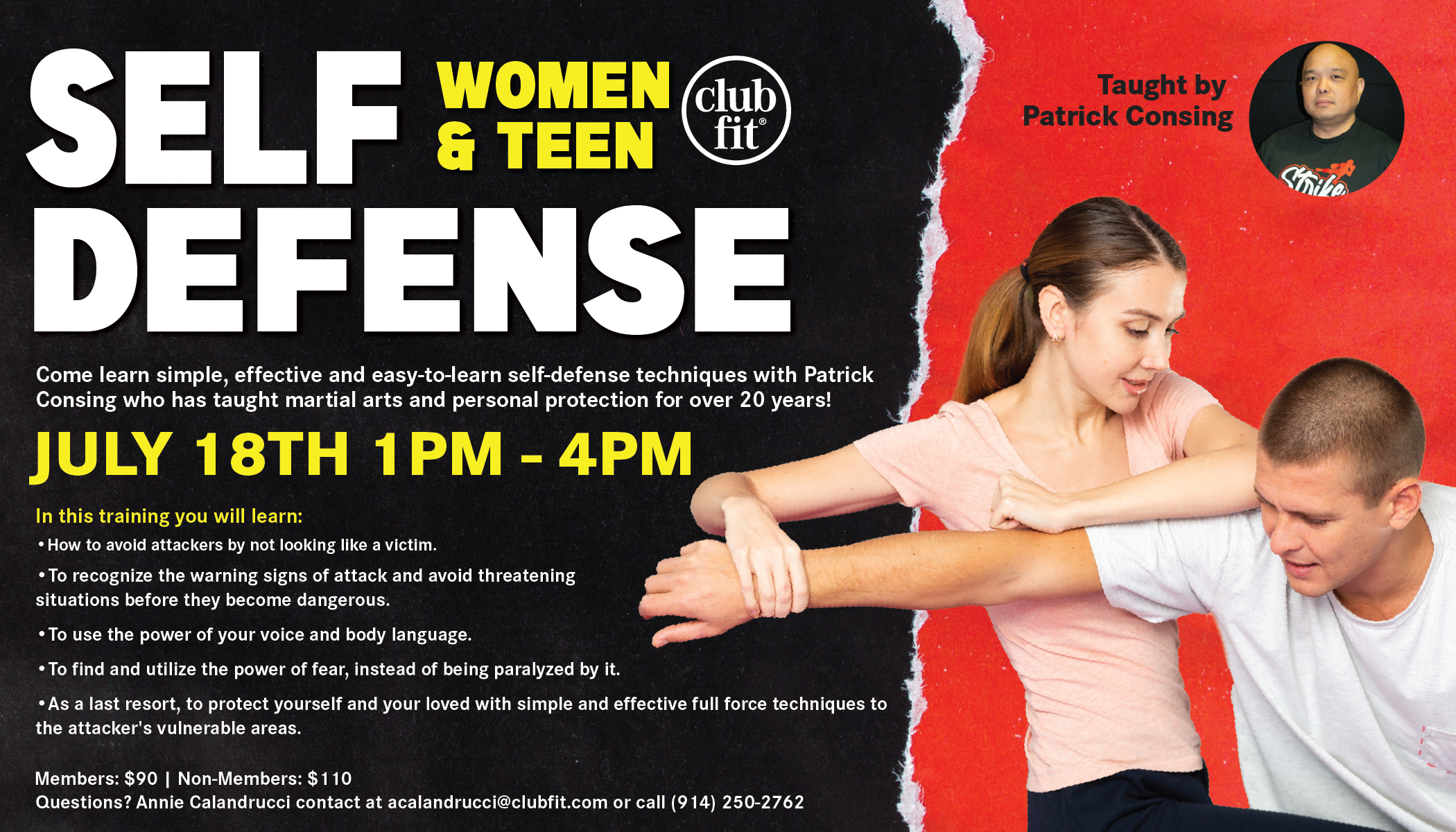 Women & Teen Self Defense