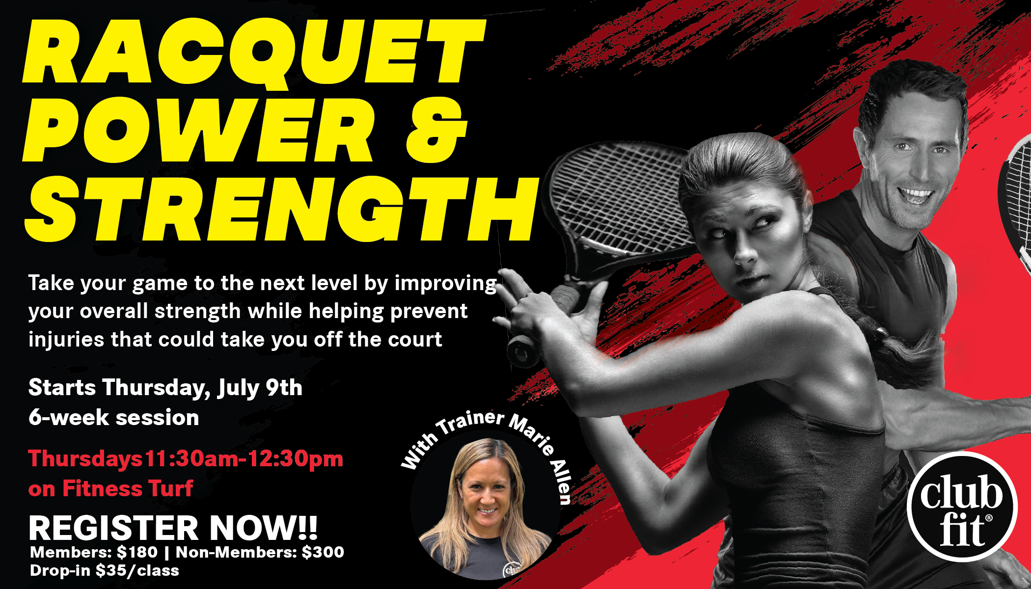 Racquet, Power & Strength