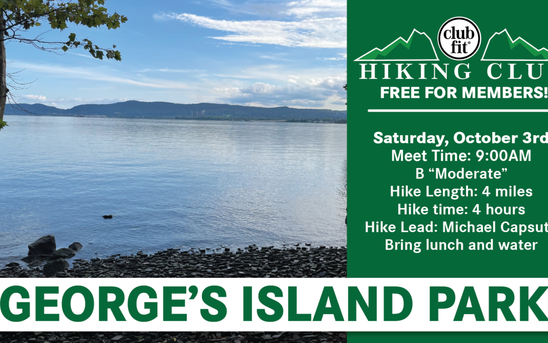 George's Island Park hike with the hiking club