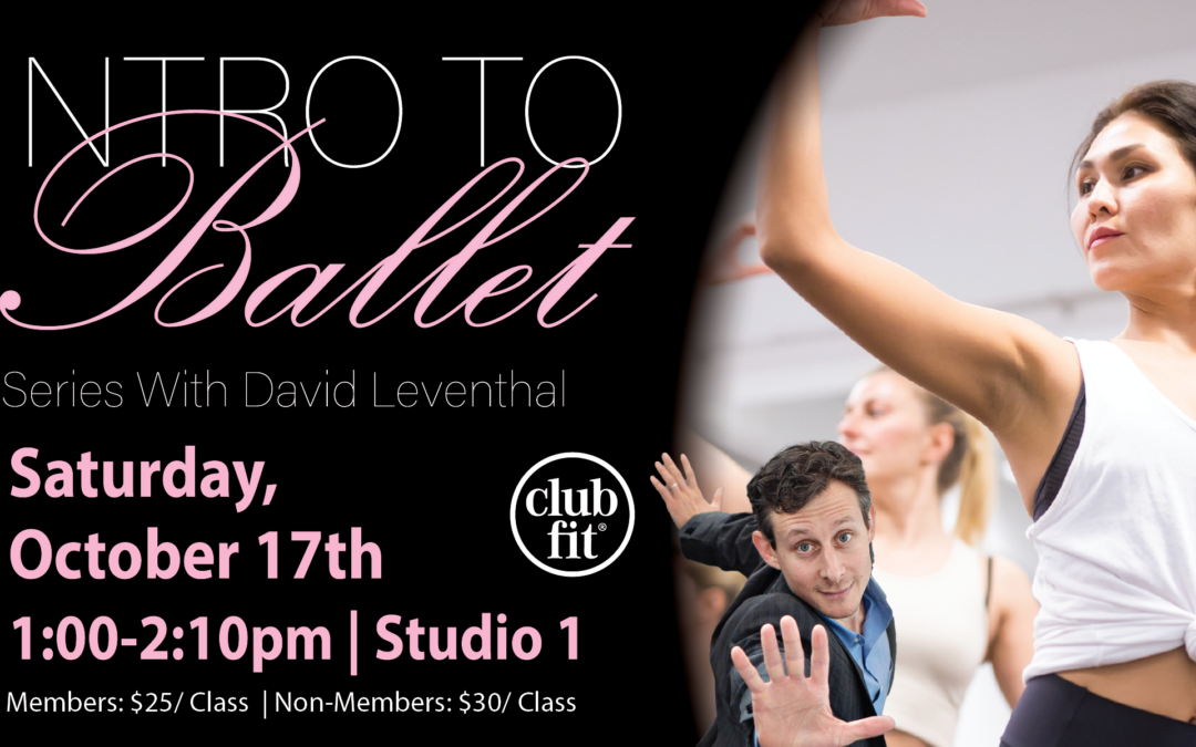 Intro to Ballet Dance Class October 17th