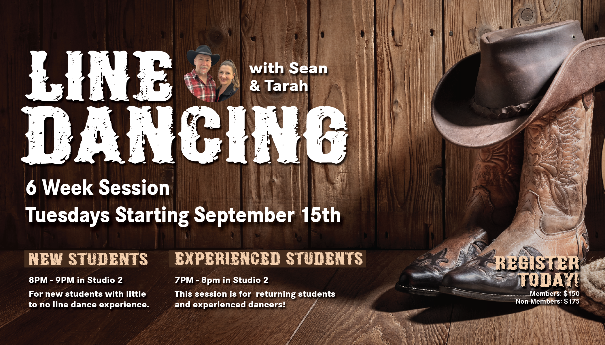 Line Dancing with Sean & Tara