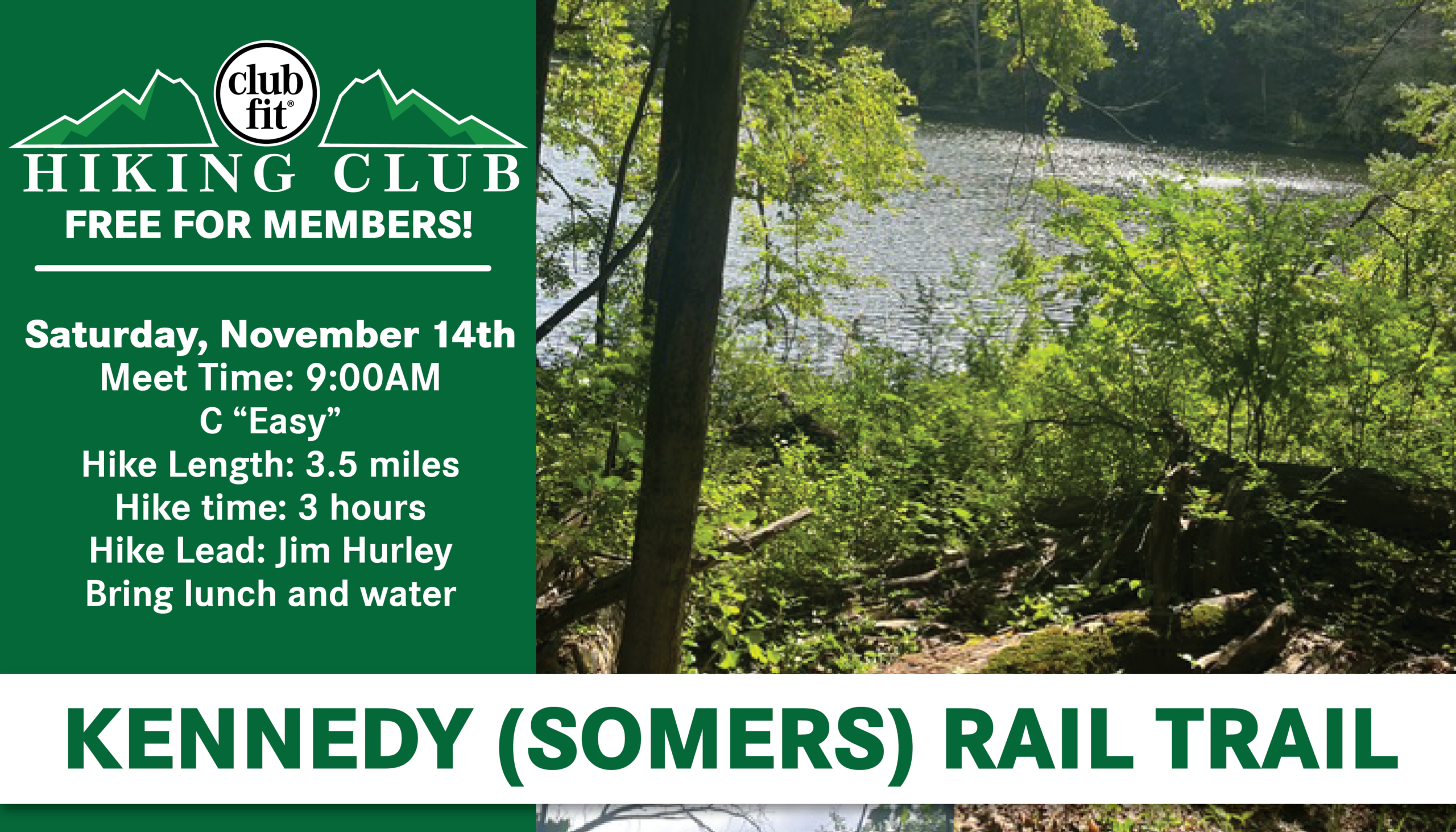 Kennedy (Somers) Rail Trail Hike