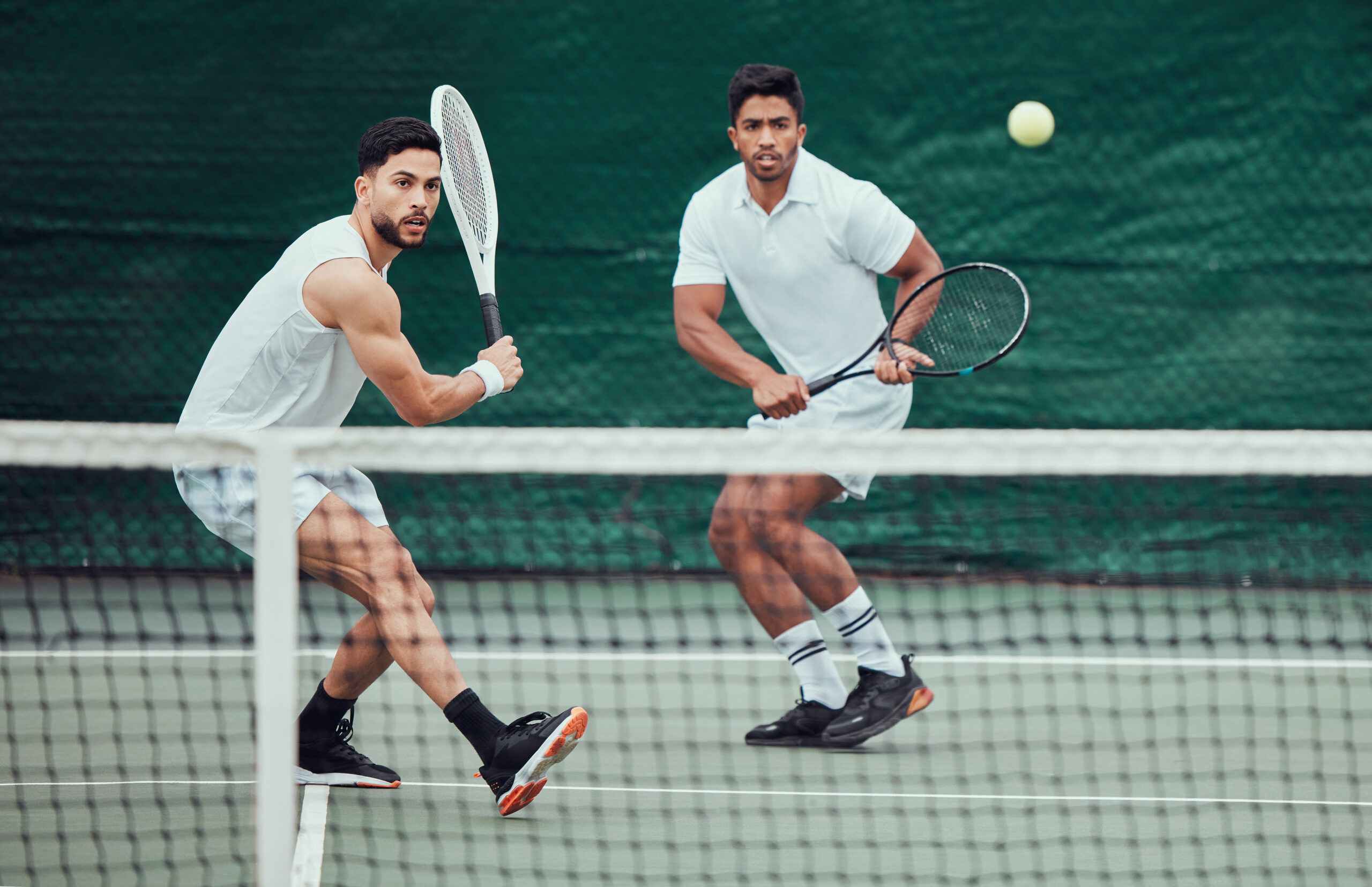 Men's doubles tennis league