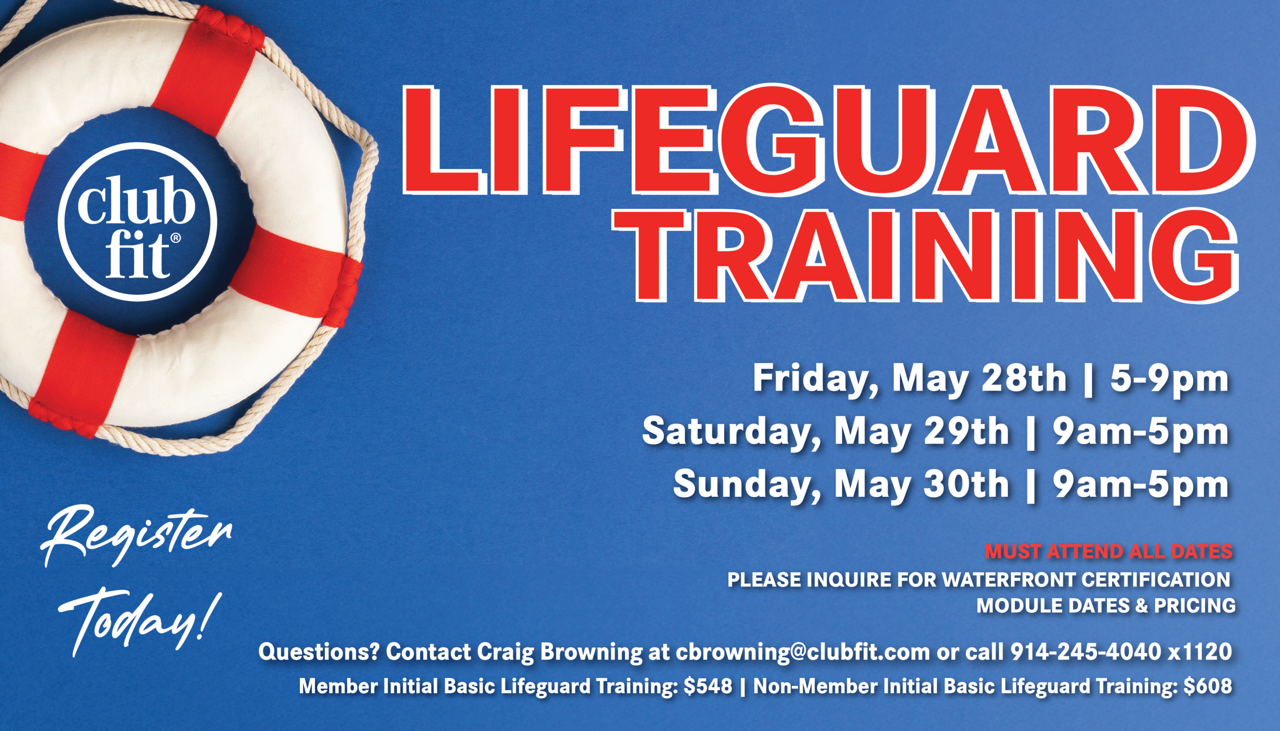 Initial Basic Lifeguard Training