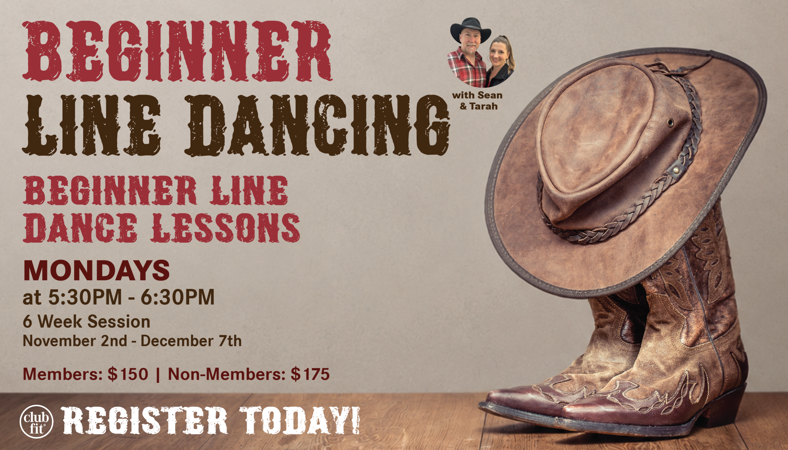 Line Dancing Lessons with Sean & Tarah